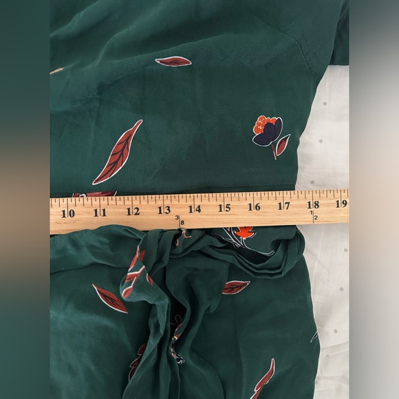 Boden Green Floral Midi Dress - Picture 14 of 15